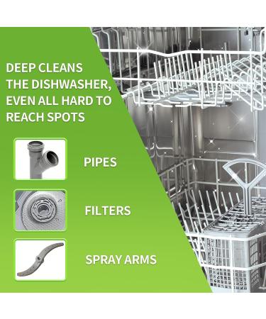 NATRUTH Dishwasher Cleaner & Deodorizer Tablets - 30 Pack | Deep Cleaning, Deodorizing & Protecting | Prevents Buildup for Optimal Performance | Heavy Duty & Septic Safe | Removes Limescale, Hard Water, Calcium, Odor & Smells - Buy Online on GoSupps.com