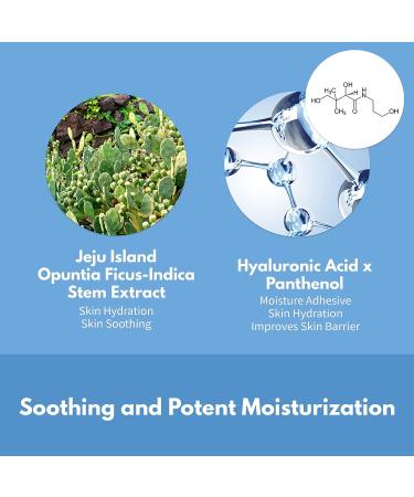 MAKEPREM Safe Me Relief Watery Gel Cream pH 5.5 2.70 Fl Oz | Calming Hydration with JEJU Cactus Extracts & Hyaluronic Acid - Buy Online on GoSupps.com