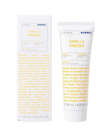 KORRES Deep Hydration Body Milk - Vanilla Freesia 4.23 fl. oz | Intense Moisturizer for Soft Skin - Shop Now - Buy Online on GoSupps.com