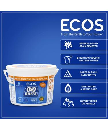 ECOS Oxo-Brite Color-Safe Whitener & Brightener - 57.6 oz (Pack of 2) | Earth Friendly Products - Buy Online on GoSupps.com