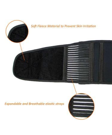 Back Support Brace by Start Smart - Relieve Low Back Pain Sciatica & Scoliosis | Adjustable Support Belt in 3 Sizes - Buy Online on GoSupps.com