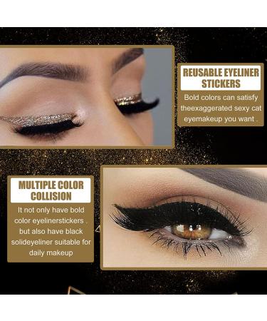 Ikasus 2021 Reusable Eyeliner & Eyelash Stickers | Waterproof 3D False Eyelashes Kit for Work Dating & Parties - Buy Online on GoSupps.com