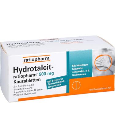 Buy Hydrotalcit Rat 500mg KTA - Best International Shipping | Effective Antacid & Digestive Aid - Buy Online on GoSupps.com