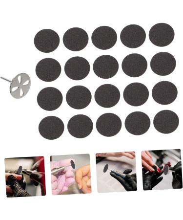 FRCOLOR 3 Sets Nail Polishing Sheets Dead Skin Removing Tools Electric Sander Nail Accessories Sandpaper Discs Nails Sanding Discs Manicure Sandpaper Disc Sanding Paper Scraper Lava Stone - Buy Online on GoSupps.com