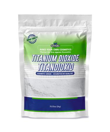 Myoc Titanium Dioxide White Pigment Cosmetic Grade for DIY Skincare Makeup & Soaps 2 kg