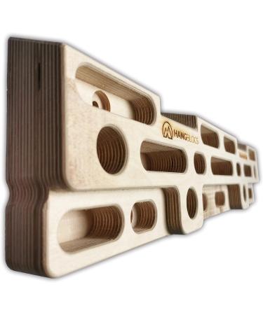Hangblocs Handle Board - Slope Board & Fingerboard for Climbing/Bouldering Training with Pull-Up Rods | Standard Set (Includes Screws & Dowels) - Buy Online on GoSupps.com