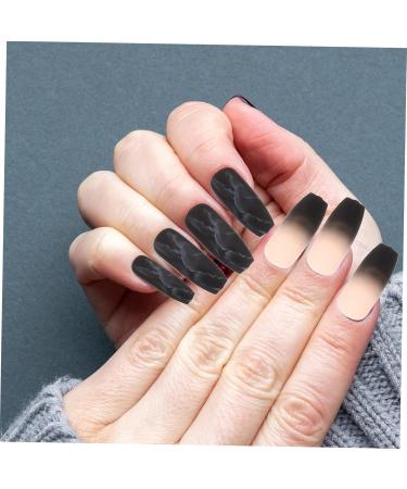 Healvian 1 Set Halloween Fake Nails DIY False Nail Tips Female Fake Nail Fake Nails French Nails for Women Coffin Fake Nails DIY Manicure Supply Nail Decor Halloween Nails Ghost Decor Abs - Buy Online on GoSupps.com