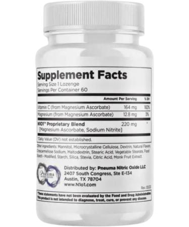 N1O1 Nitric Oxide Lozenges and Skin Care Products - Supplement Gel Cleanser Vitamin C Serum Eye Cream and Face Cream - Buy Online on GoSupps.com