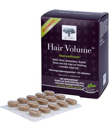 New Nordic Hair Volume Tablets - Boost Hair Growth & Thickness | 90 Count | International Shipping - Buy Online on GoSupps.com