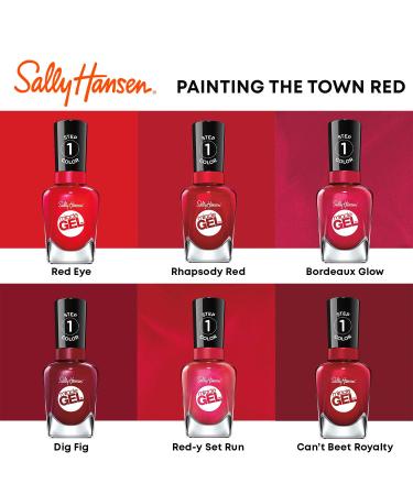 Sally Hansen Miracle Gel Nail Polish - Poppy Patch 434 - Long Lasting Formula (Packaging May Vary) - Buy Online on GoSupps.com