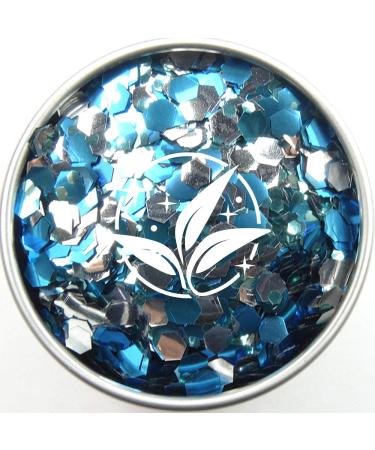 Mermaid Biodegradable Glitter - Eco-Friendly Festival Bioglitter for Face Body Hair & Nails (6g/10ml - Buy Online on GoSupps.com