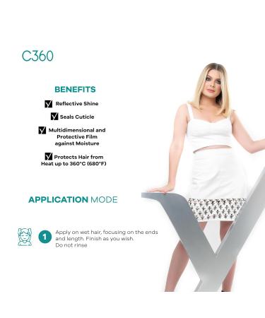 Spray C360 | Heat Protector | Seals Cuticle | Not Rinse Needed | 5oz - Buy Online on GoSupps.com