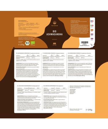 Bio Ashwagandha - 360 High-Dose Capsules | Organic Sleep Berry | Vegan & Lab Tested | True Nature - Buy Online on GoSupps.com