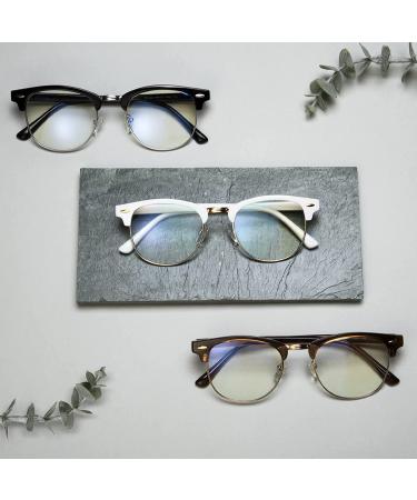 Blue Light Blocking Glasses - Square Anti-Glare for Gaming & Reading - Unisex Black - Buy Online on GoSupps.com