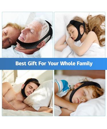 Buy Sno-Stopper Anti Snoring Chin Strap - Adjustable Breathable Headband for Men & Women | Effective Snoring Solution for Better Sleep - Buy Online on GoSupps.com