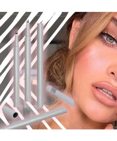 Double Tip Lower Eyelash Pencil Long Lasting Waterproof Liquid Eyeliner Two-Claw Bottom Lashes Pencil 0.01MM Waterproof Anti-Smudge (2*Black) - Buy Online on GoSupps.com
