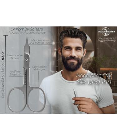 Professional Nail Scissors Set | Curved Cuticle Scissors & Combo Set for Finger & Toenails - International Shipping Available - Buy Online on GoSupps.com
