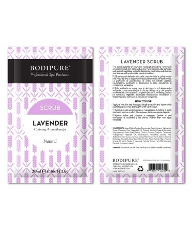 BODIPURE Professional Salon & At-Home Premium 4 Step Spa Lavender Spa Kit for Skin Soothing and Moisturizing Pedicure Treatment consists of Bath Scrub Mud & Cream 6 Packs - Buy Online on GoSupps.com