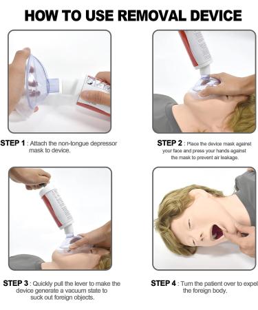 Child Removal Device by DCome: Portable and Safe Infant First Aid Kit for Obstructed Objects - Easy to Use with Various Size Masks - Buy Online on GoSupps.com