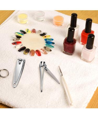 32 Pieces Stainless Steel Nail Clipper Set - Portable Fingernail & Toenail Cutter Bulk in Silver | International Shipping Available - Buy Online on GoSupps.com