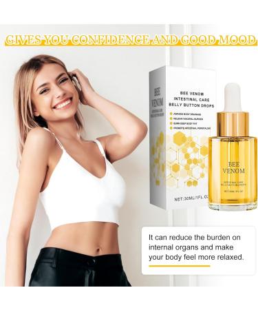 KERANEET Bee Venom Belly Button Drops 2 Pieces Bee Venom Drops Bee Venom Drops Bee Venom Belly Button Drops Bee Venom Belly Button Drops Bee Venom Intestinal Detox Belly Button Drops - Buy Online on GoSupps.com
