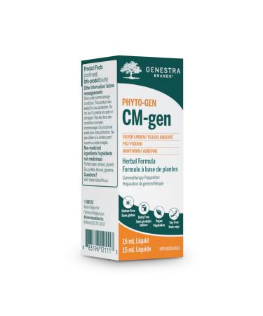 Genestra Brands - CM-gen - Silver Linden Fig and Hawthorn Herbal Formula - 15 ml Liquid