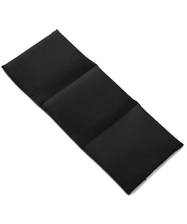 Spelt pillow 50x20cm large 3-chamber black - grain pillow spelt - heat pillow and cold pillow (20x50 cm)