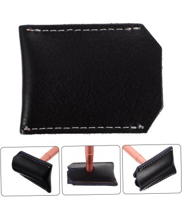 Minkissy 3-Pack Razor Travel Bags - Clear Carrier for Safety Razors Leather Sleeve PU Storage 6x4cm - Buy Online on GoSupps.com