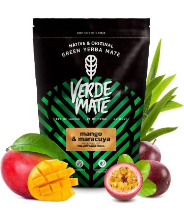 Venusti sp Z oo Fruity yerba mate set Yerba mate with fruits Verde Mate Green Mango & Maracuya Passion Fruit Mas IQ Brazilian yerba mate green Natural coffee Yerba mate tea 3x500g - Buy Online on GoSupps.com