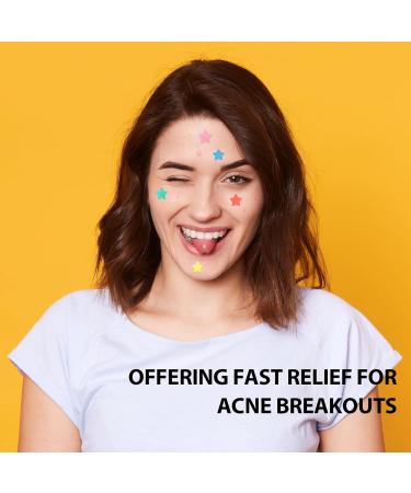 140 Dots Star Pimple Patches - 5 Colors Hydrocolloid Acne Patches for Face | Cute Healing Zit Stickers - Buy Online on GoSupps.com