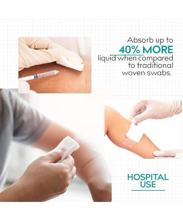 Medrull Sterile Ultrasoft 4-Layer Wound Compresses - 5cm x 5cm (40 Pieces) - Non-Woven Ideal for Quick Healing - Buy Online on GoSupps.com
