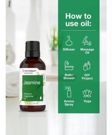 Horb ach Jasmine Fragrance Oil - Premium 1 fl oz | Ideal for Diffusers Candles Soaps & DIY Projects - International Shipping Available - Buy Online on GoSupps.com