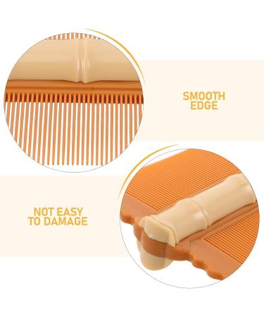 Lot de 4 Peignes Dents Fines en Bambou Double Face Antipelliculaire pour Cuir Chevelu Sensible Format Poche Couleur Amande pour Toilettage et limination des - Buy Online on GoSupps.com