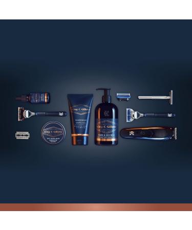 Gillette Beard Grooming Kit for Men - Neck Razor, 3 Blades, Shave Gel, Face Wash, Beard Oil, Comb, Razor Stand - Perfect Gifts - Buy Online on GoSupps.com