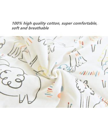 Chilsuessy Toddler Sleeping Bag with Feet | CPC Certified 2.5 Tog Baby Sleep Sack | Happy Zoo Design | 70cm/6-18 Months - Buy Online on GoSupps.com