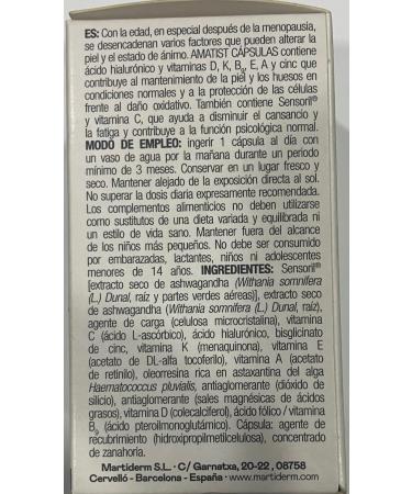  Martiderm MARTIDERM AMATIST CAPSULES 60 units - Buy Online on GoSupps.com