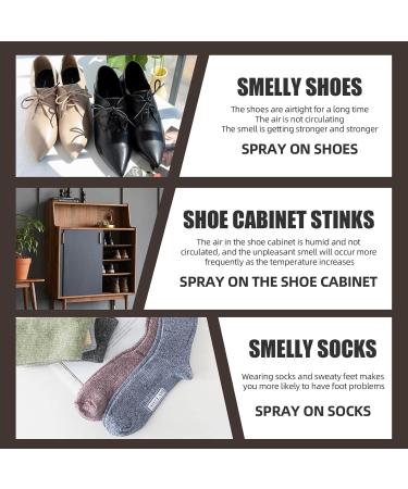 30ml Natural Shoe Socks Foot Deodorant Odor Spray Eliminates Odor Removal AntiBacterials Antifungals Shoes and Socks Refresher Sporter Leoly - Buy Online on GoSupps.com
