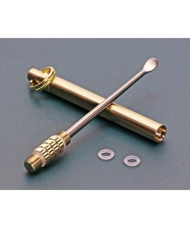 Folding Titanium Ear Wax Removal Tool with Key Ring - Portable Ear-Pick Cleaner - Buy Online on GoSupps.com