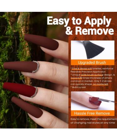 Modelones Fall Gel Nail Polish Set - 12 Colors for Halloween | Soak Off LED Nail Art Kit - Perfect Gift for DIY & Salon Use - Buy Online on GoSupps.com