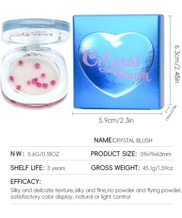  G n rique Transparent Color Changing Face Blusher Long Lasting Cream Blush Warm Tone Blusher | Multifunctional Tinted Cream for Cheeks Eyes Lips Everyday Makeup Natural Glow Effect - Buy Online on GoSupps.com