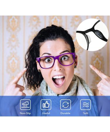 Buy HSTHE SEA 20 Pairs of Soft Silicone D-Shape Nasal Pads for Glasses - Slip-Resistant Transparent & Comfortable (15x7x2 mm) - International Shipping Available - Buy Online on GoSupps.com