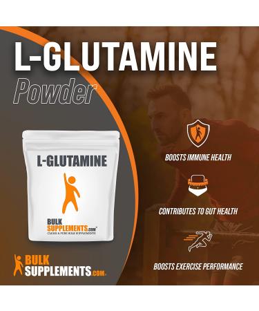 L-Glutamine Powder - 100g Unflavored Post-Workout Supplement for Muscle Recovery - Amino Acids Powder for Enhanced Performance - BulkSupplements.com - Buy Online on GoSupps.com