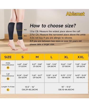 15-20 mmHg Compression Socks for Women & Men | Medical Footless Graduated Stockings for Varicose Veins & Edema | Small Black - Buy Online on GoSupps.com