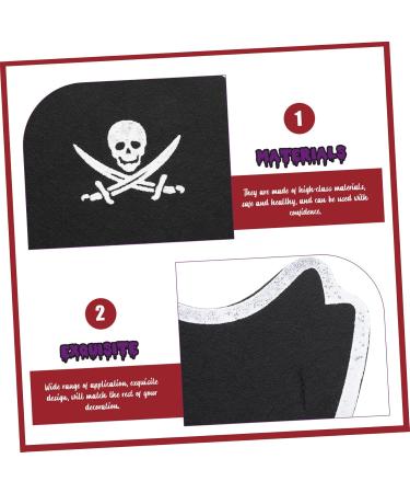 FRCOLOR 24 Sets Pirate Hair Blindfold Pirate Costume Kit Pirate Skull Eye Patch Pirate Cap Party Supplies Prom Suits Cosplay Accessories Pirate Headband Decorative Pirate Costume Plastic - Buy Online on GoSupps.com