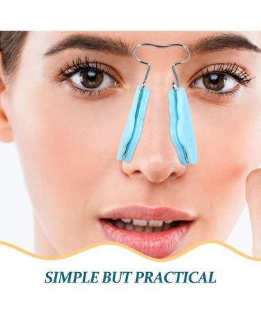 Healvian Nose Clip - Nose Up Lifting Corrector | Soft Silicone Slimming Device for Men - Sky Blue Beautifying Supplies - Buy Online on GoSupps.com