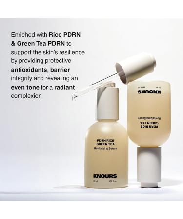 KNOURS. PDRN Rice & Green Tea Revitalizing Serum with Rice PDRN Green Tea Niacinamide & Hyaluronic Acid Nourished Dewy Radiant Skin 50ml - Buy Online on GoSupps.com