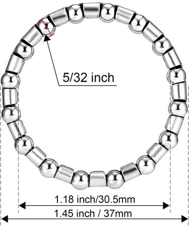 Jaceyon Bike Ball Bearing Retainer Headset Bearings 5/32 x 16 Balls - 4 Pcs MTB Fork Replacement Parts - Buy Online on GoSupps.com