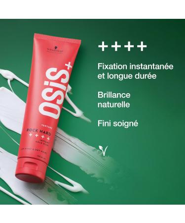 Schwarzkopf OSiS+ Rock Hard Texture Professional Styling Gel Fragrance Free - Buy Online on GoSupps.com