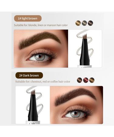 Magic Eyebrow Pencil - 2024 Waterproof 3D Microblading Fine Stroke Makeup for Women (Light Coffee) | International Shipping - Buy Online on GoSupps.com