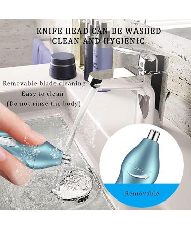 USB Rechargeable Nose Hair Trimmer for Men - Professional Painless Ear & Nose Grooming Kit - Buy Online on GoSupps.com